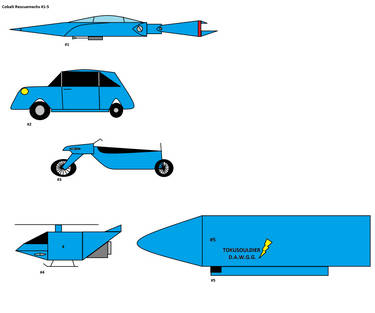 Cobalt Rescuemechs No. 1-5