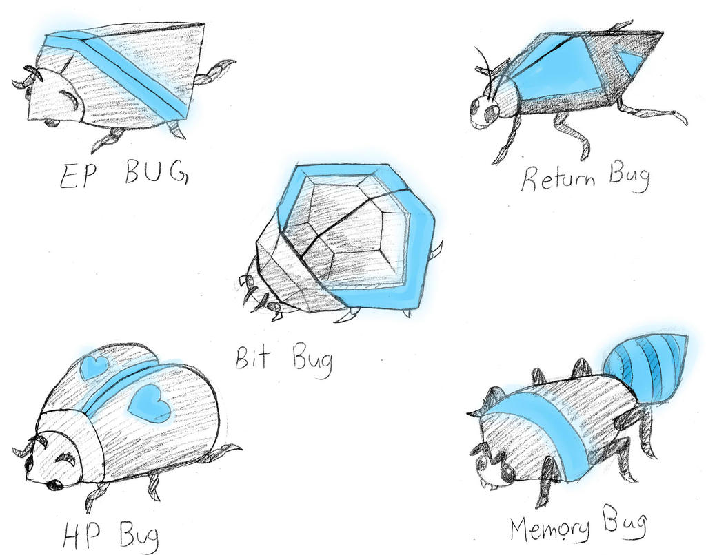 Digimon Bugs by Rubixa-Seraph on DeviantArt