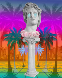 Vaporwave background