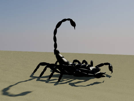 3D scorpion