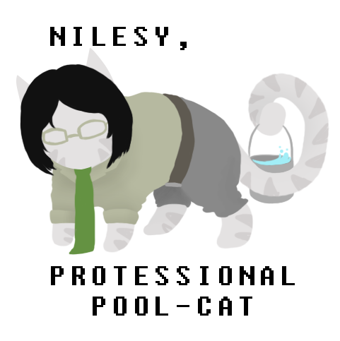 Nilesy, protessional pool cat