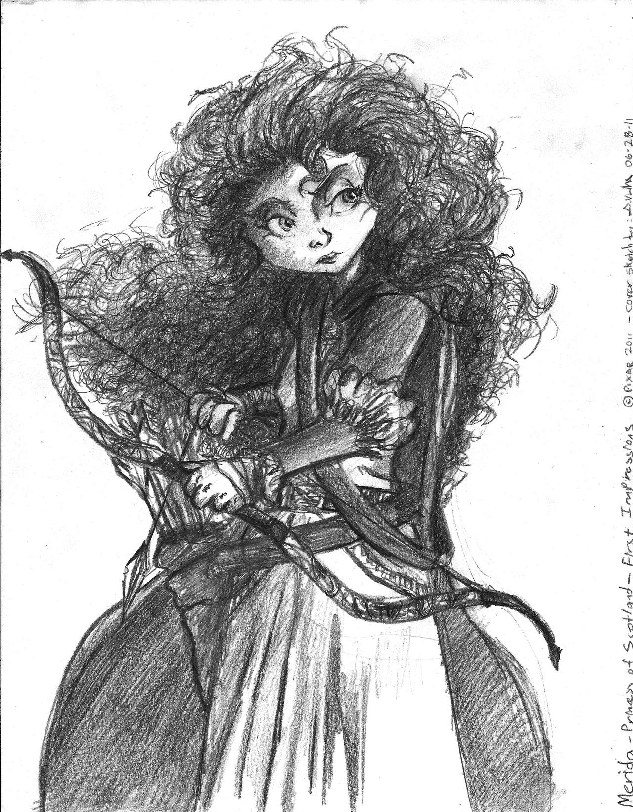 Princess Merida - Sketch