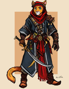 Khajiit Desert Warrior