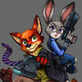 Nick and Judy - ZOOTOPIA/PSYCHOPASS Crossover