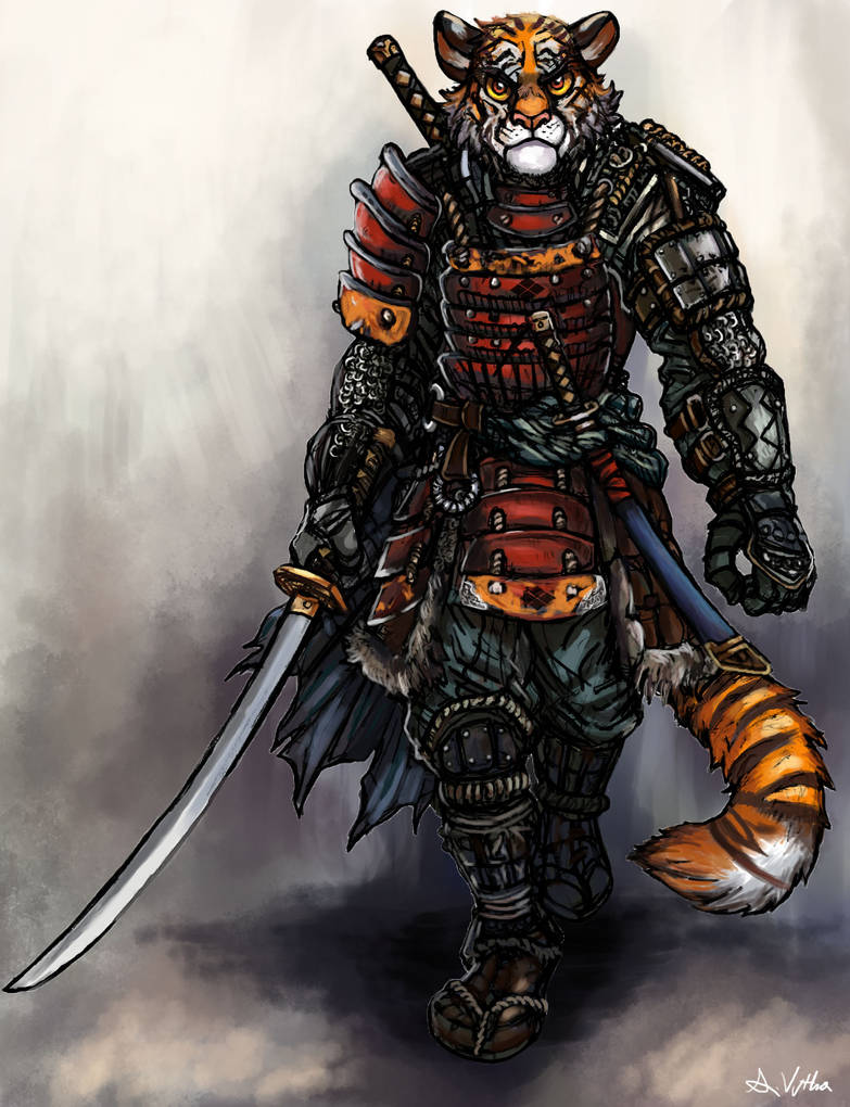 Tiger Samurai  Hiroshi Saito by TheLivingShadow on DeviantArt
