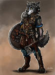 Wolf Viking Raider by TheLivingShadow