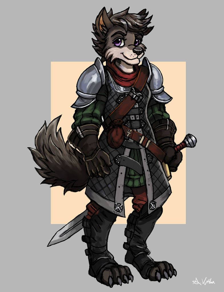 Cassidy - Female Wolf Knight by TheLivingShadow on DeviantArt