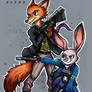 Nick and Judy - Zootopia/Psychopass 02