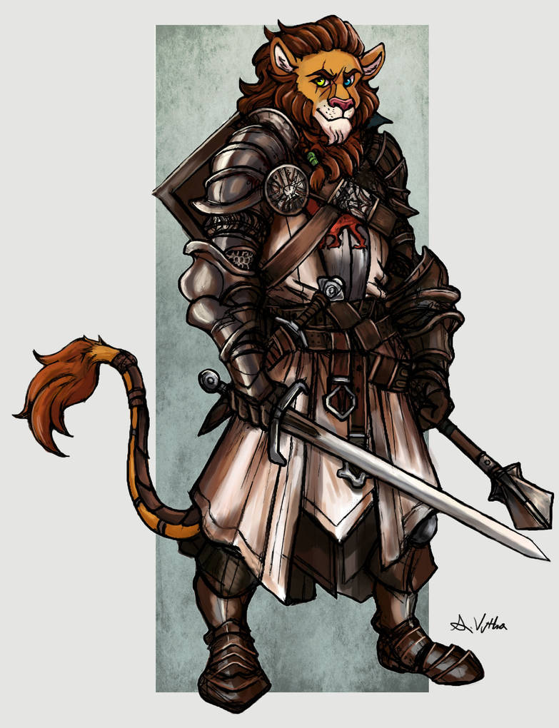 Lion Knight by TheLivingShadow on DeviantArt