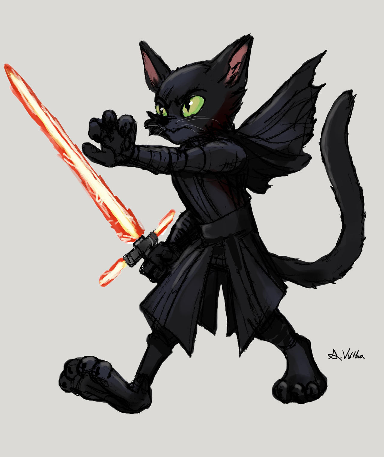 Sith Lord Cat by TheLivingShadow on DeviantArt