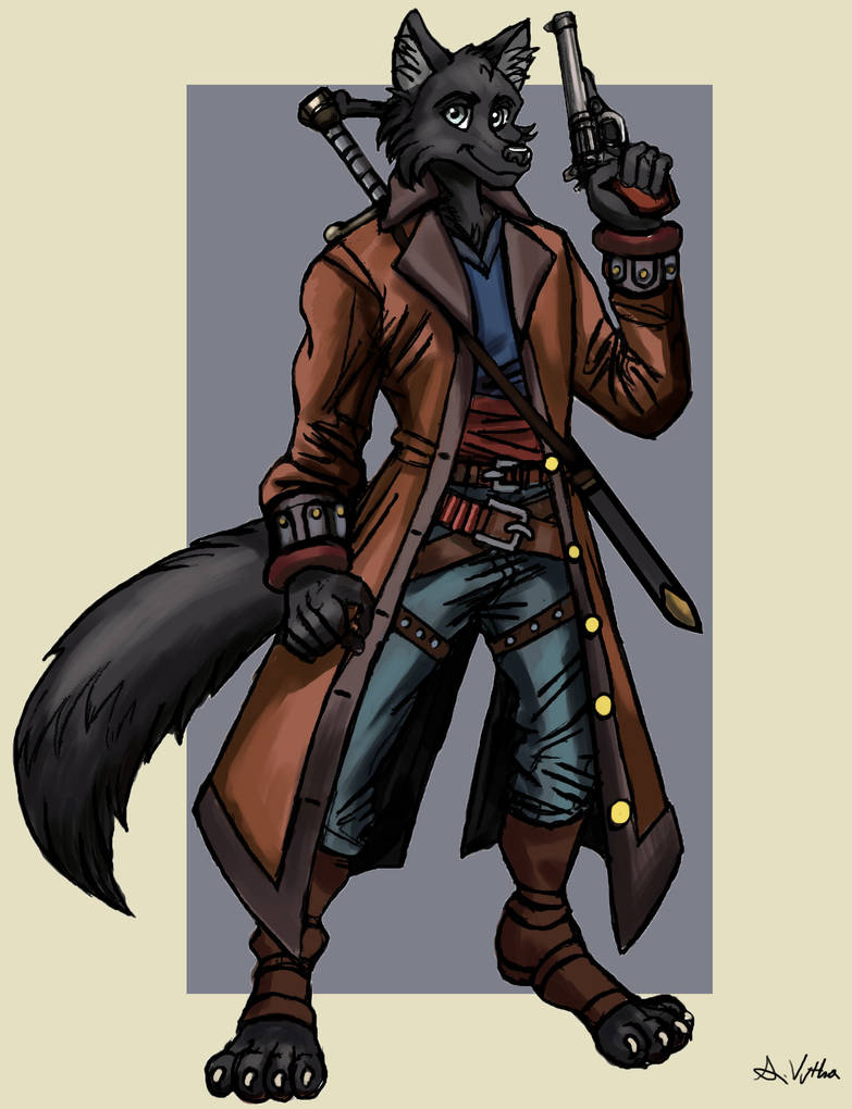 Flint the Gunslinger - DnD Commission by TheLivingShadow on DeviantArt