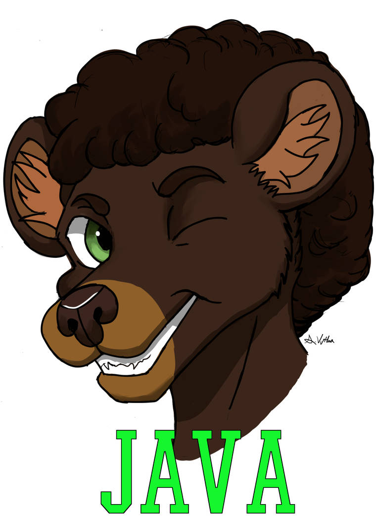 Java the Bear - Badge Commission by TheLivingShadow on DeviantArt