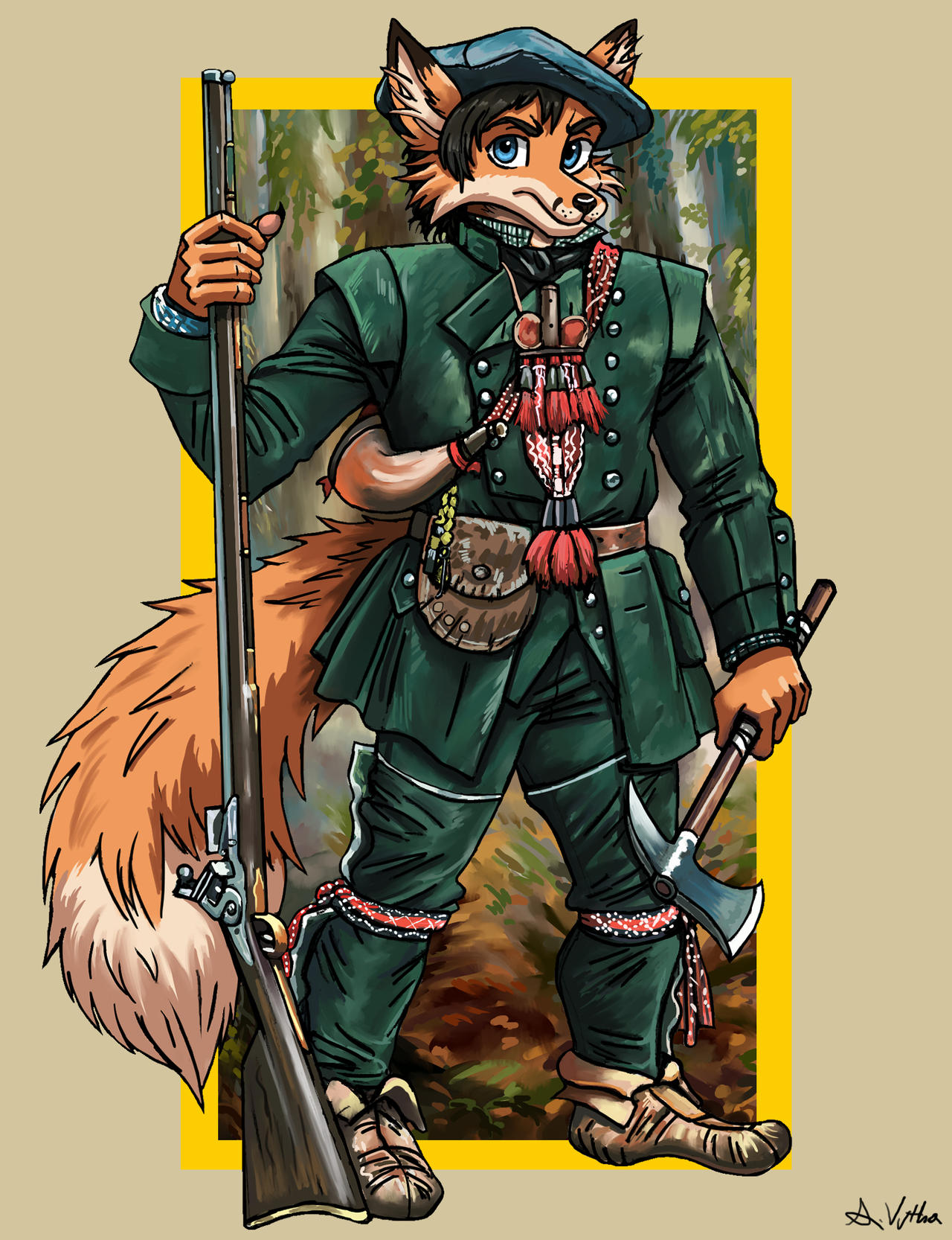Fox Ranger - Roger's Rangers by TheLivingShadow on DeviantArt