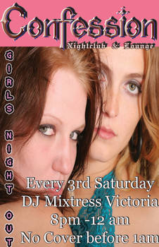 Girl's Night Out Poster/Ad 2009