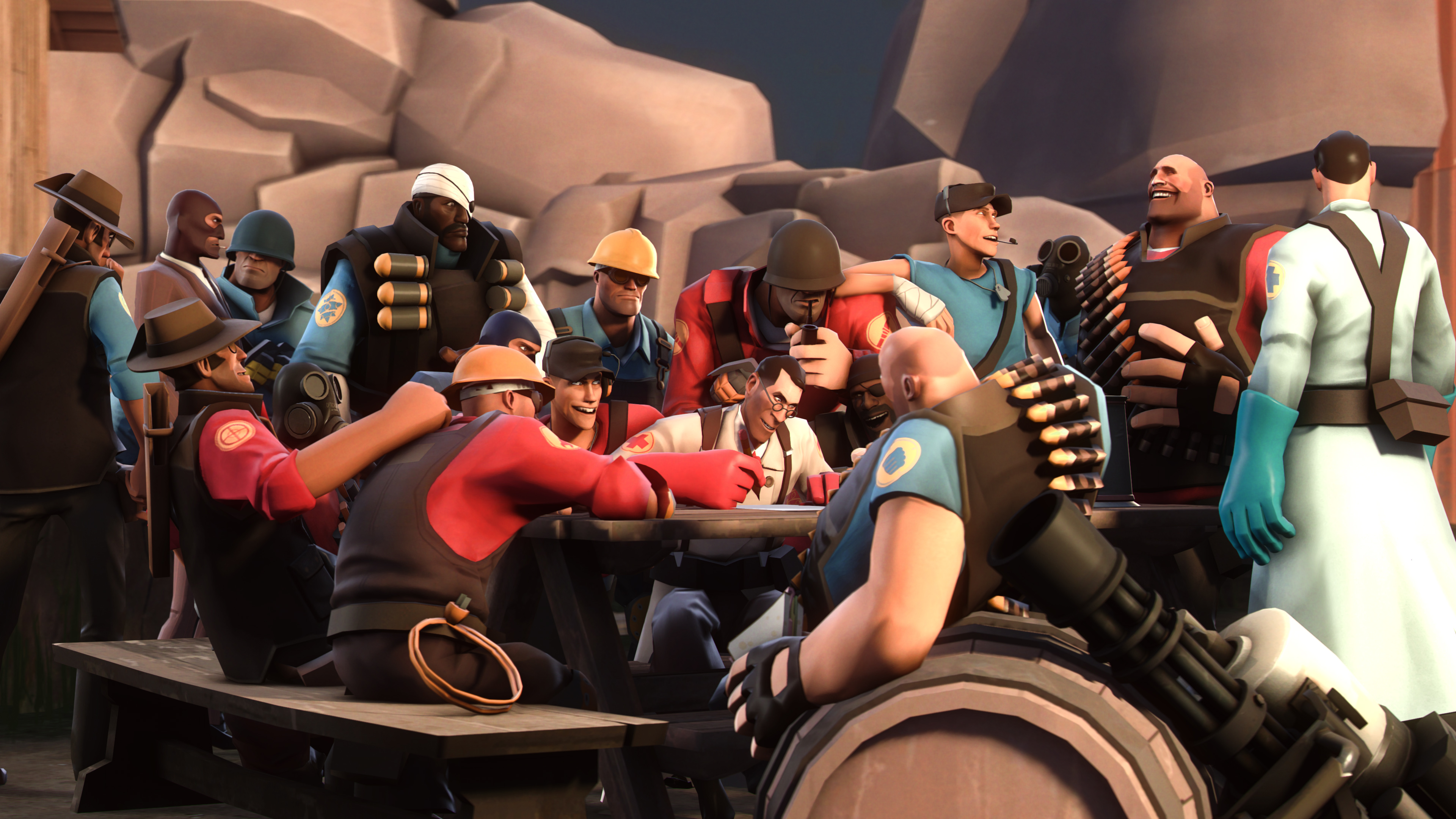 The reply of teufort mercenaries to Grey Mann