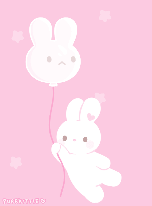 Floating Rabbit Art floating bunny by purekittie on DeviantArt