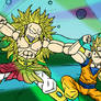 Art Request - SS3 Goku vs SS3 Broly (L)