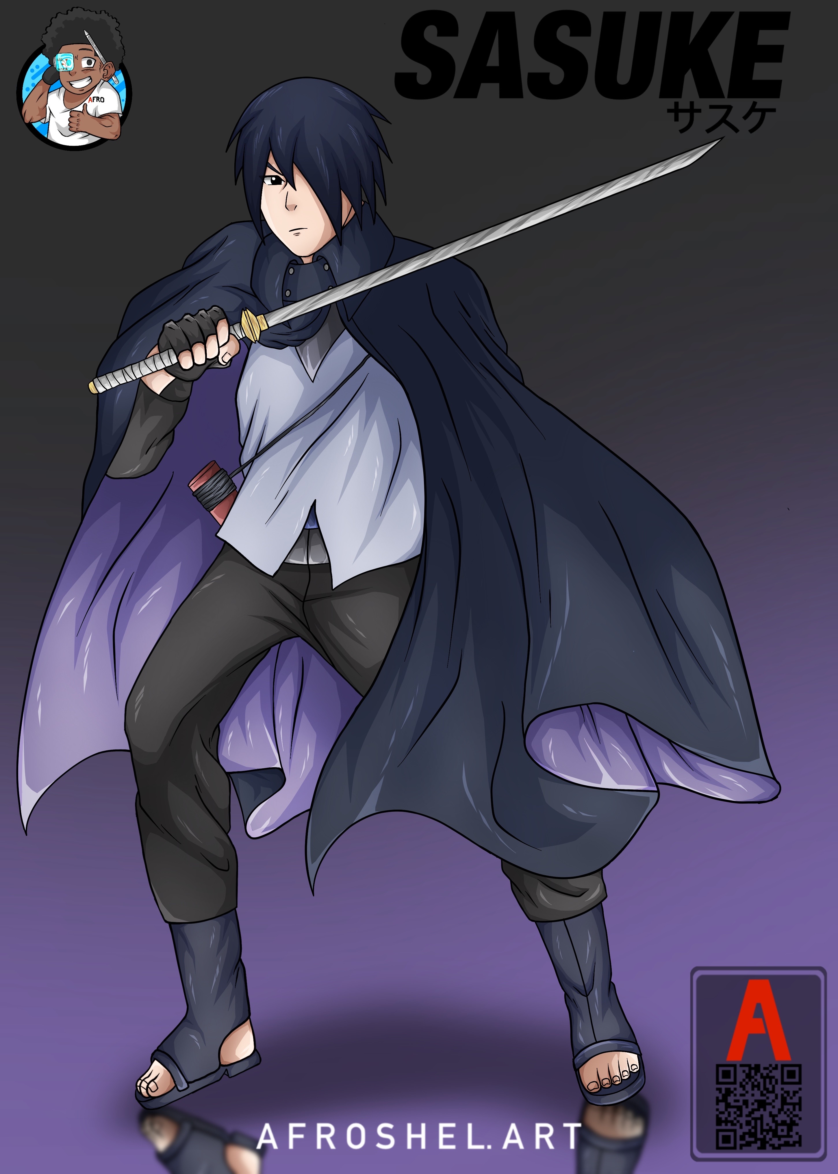 ADULT SASUKE FANART