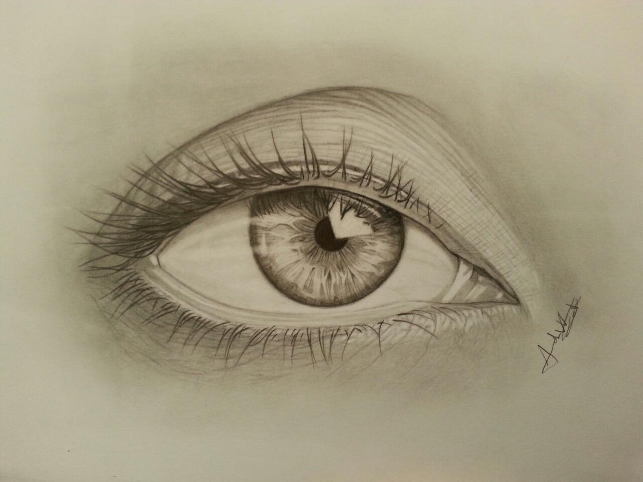 Eyes with Hyperrealism tecnique :)