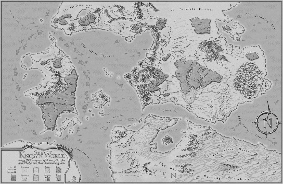 The Known World - RPG Commission Map by XianPryde