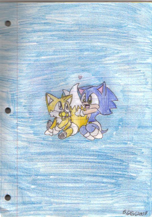 Free: Baby Sonic - Sonic And Tails Baby 