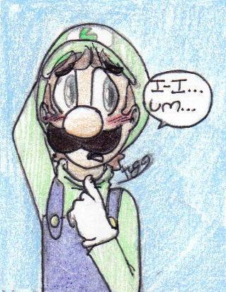 Blushing Luigi