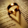 Ring on Book w heart shadow