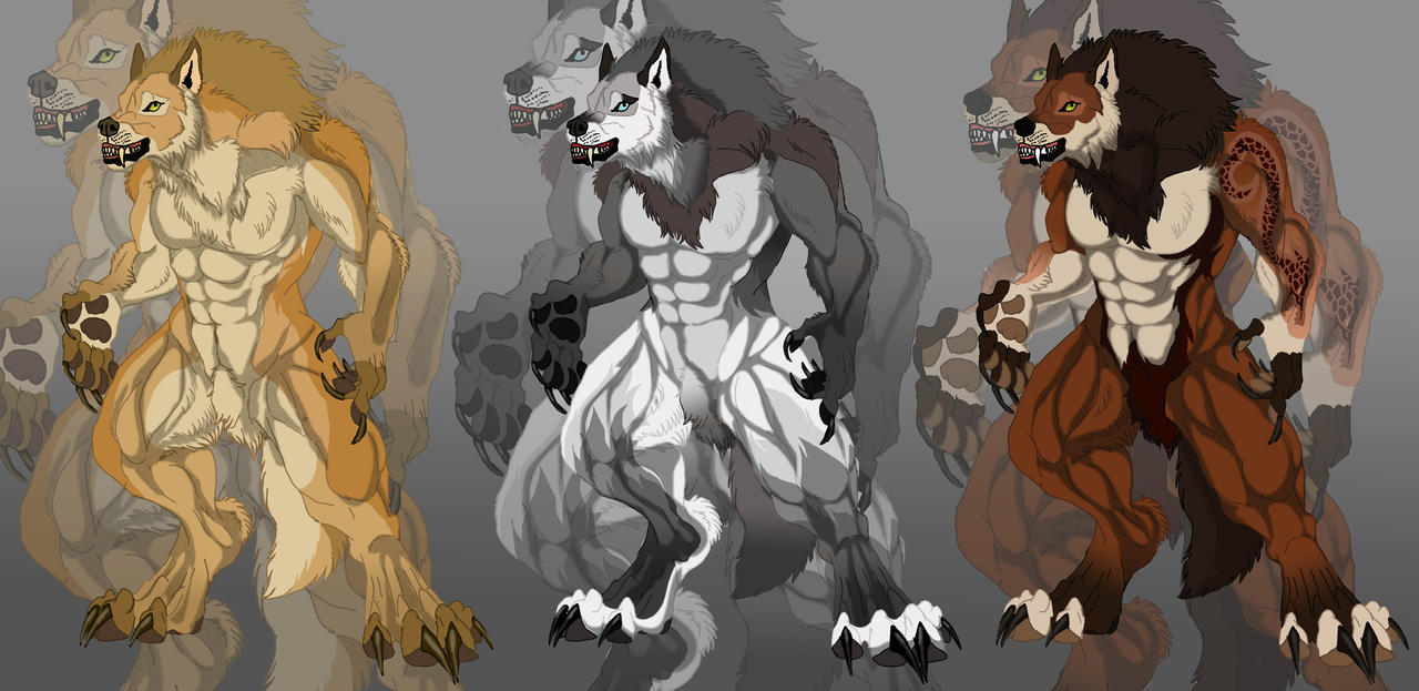 werewolf adopts (2/3 open) by DragonPinkiepieadopt on DeviantArt