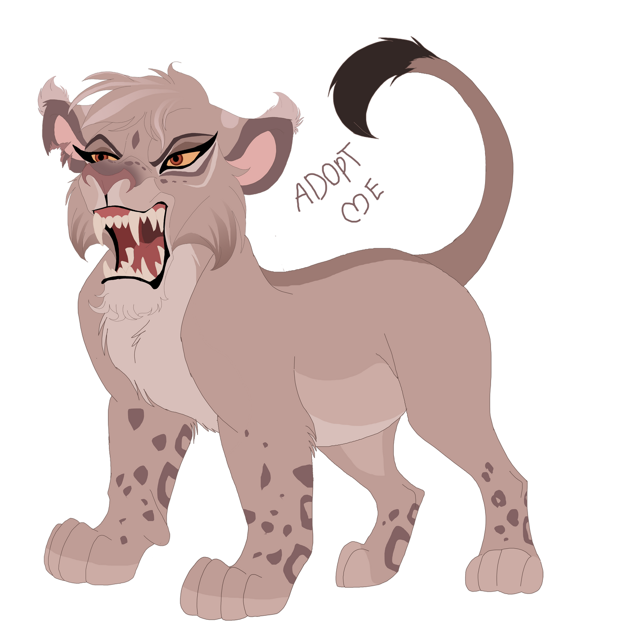 Grumpy leopon Cub Adoptable (CLOSED) by DarkWolfWarrioradopt on DeviantArt