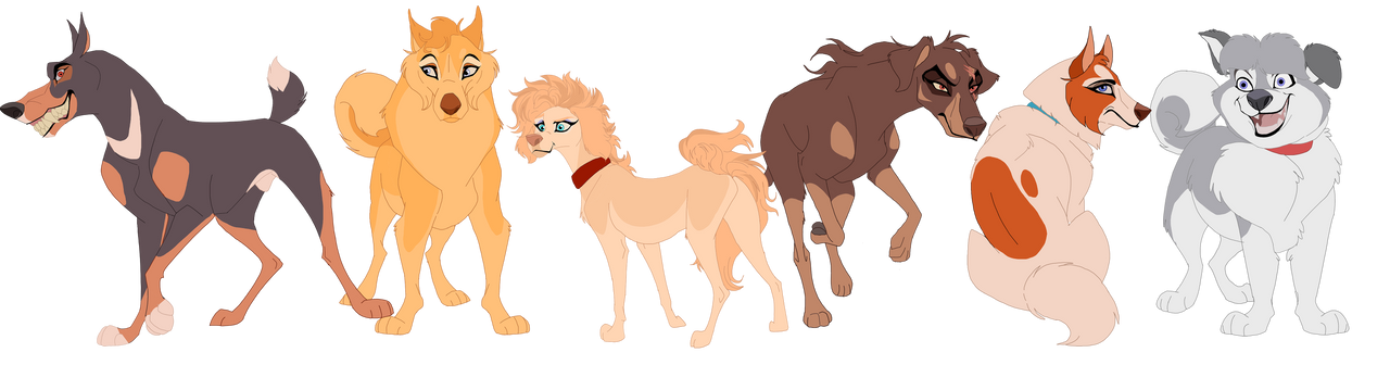 Deviantart Characters Dogs (Com) Dogs 4 by DarkSavannaKing on DeviantArt