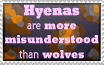 Hyenas are more misunderstood than wolves