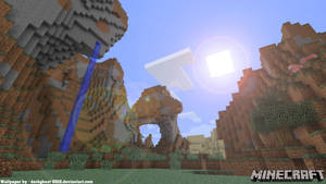 Minecraft Wallpaper = Sunrise Hills =