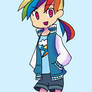 Human Rainbow Dash