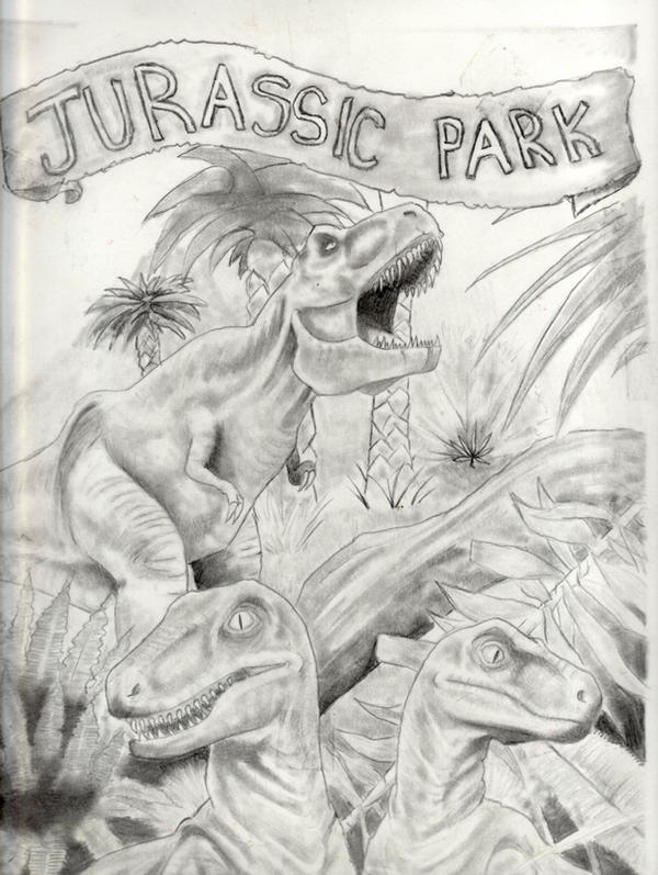 Jurassic Park by hellstained on DeviantArt