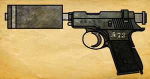 Suppressed Chinese Machine Pistol