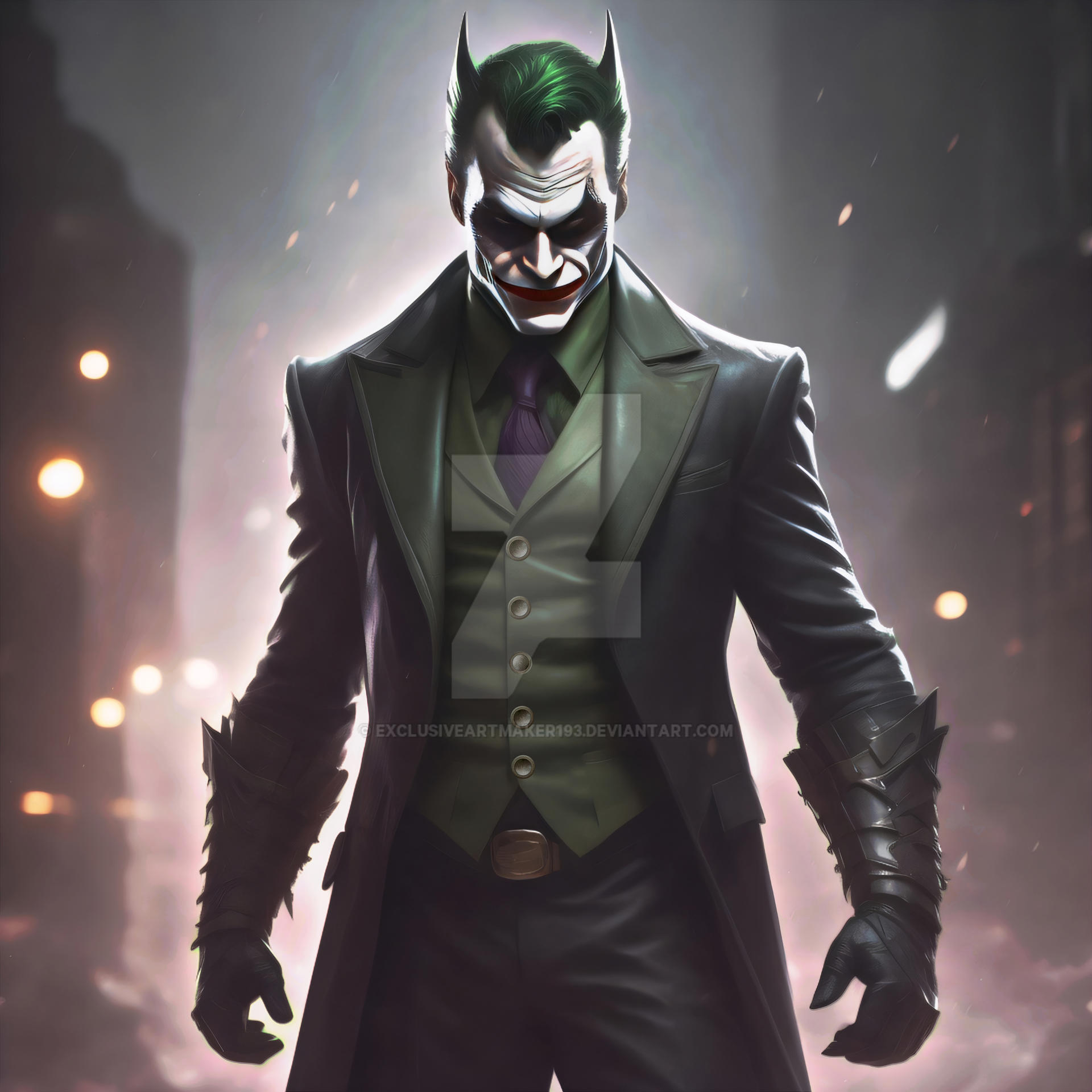 Batman The Joker. Concept Art by exclusiveartmaker193 on DeviantArt