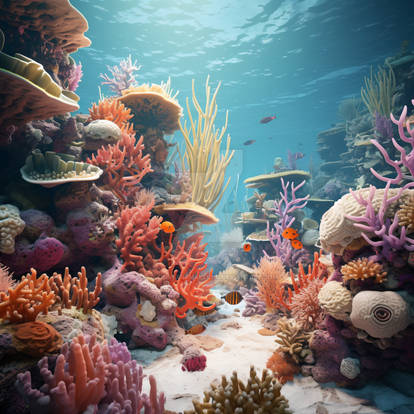 Coral Reefs. Concept Art