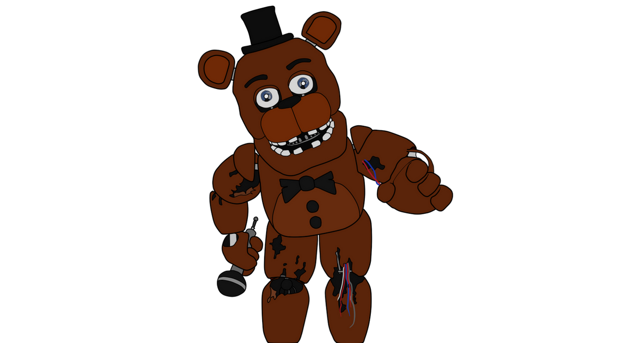 Imagem: Withered Freddy • FNaF 2 • Desenho