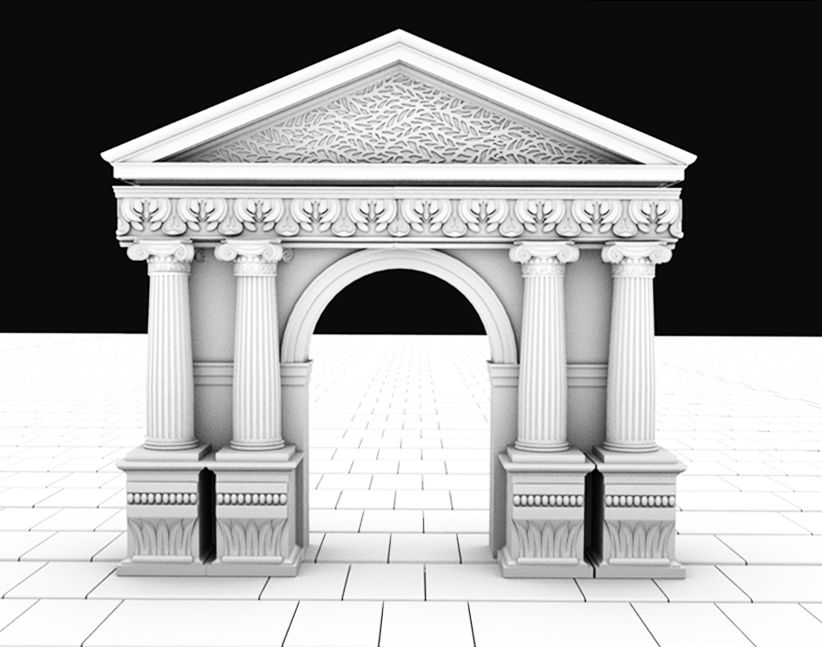 Greek Gate Ancient Greek Gate by Dennizee on DeviantArt