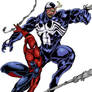 Spider-man and Venom