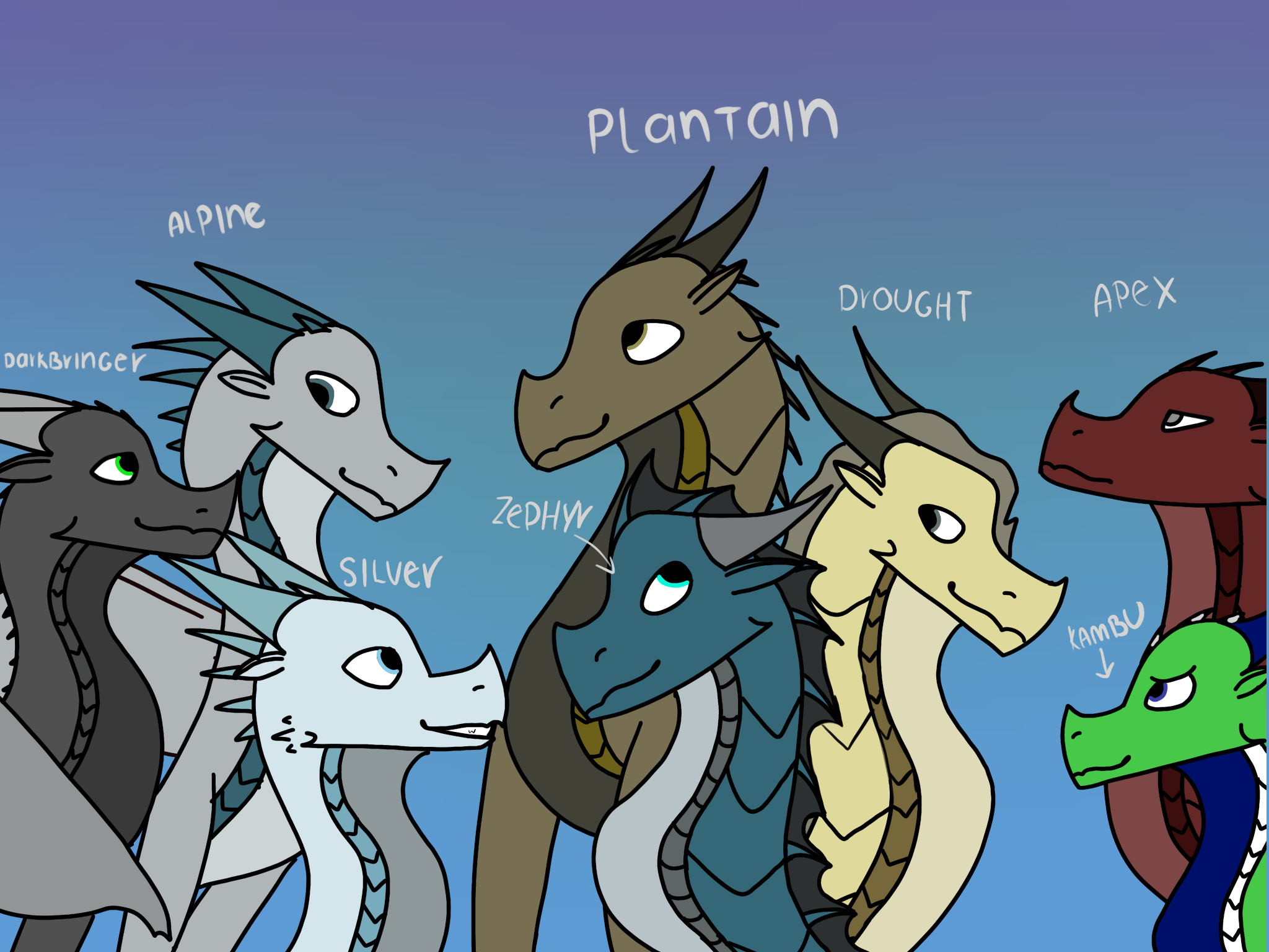 Every Single One of My WoF OCs by TheFantasyManatee on DeviantArt