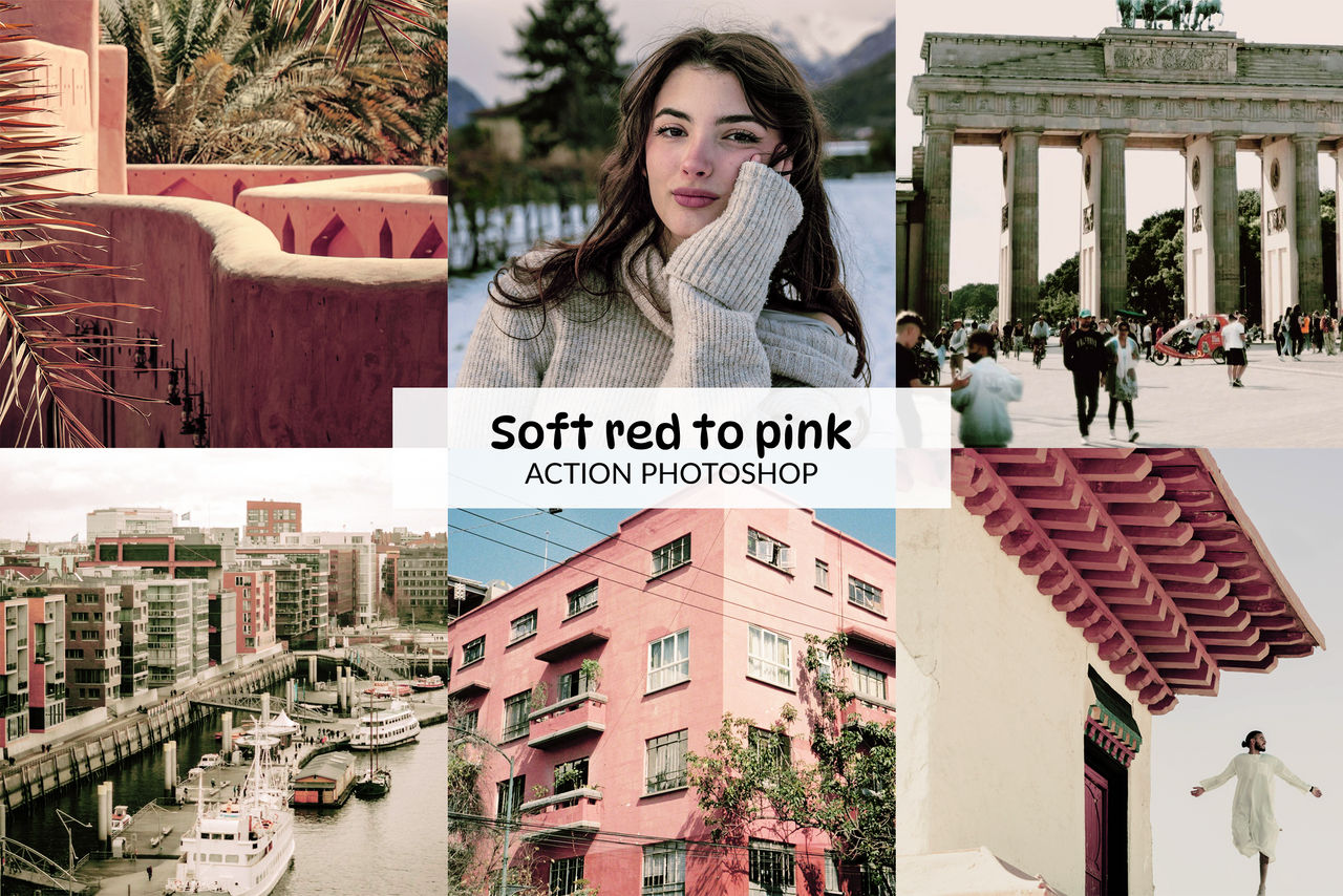 Soft Pink Program R Soft red to pink - Photoshop Action Preview by myriamlefebvredesign on ...