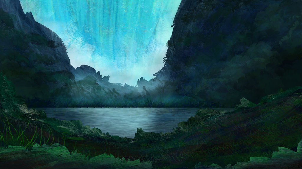 Forest Pond by Sharkiteuthidae on DeviantArt