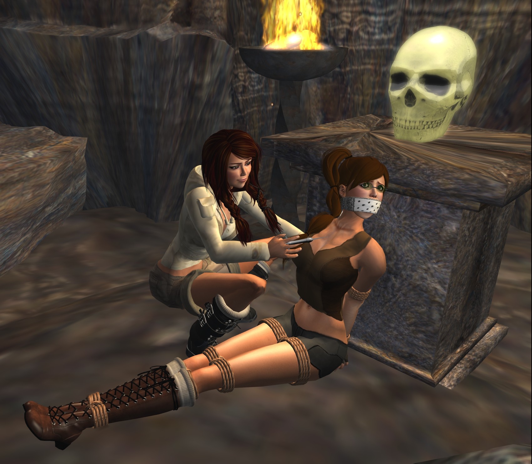 Lara Croft Raided By EthereaS On DeviantArt.