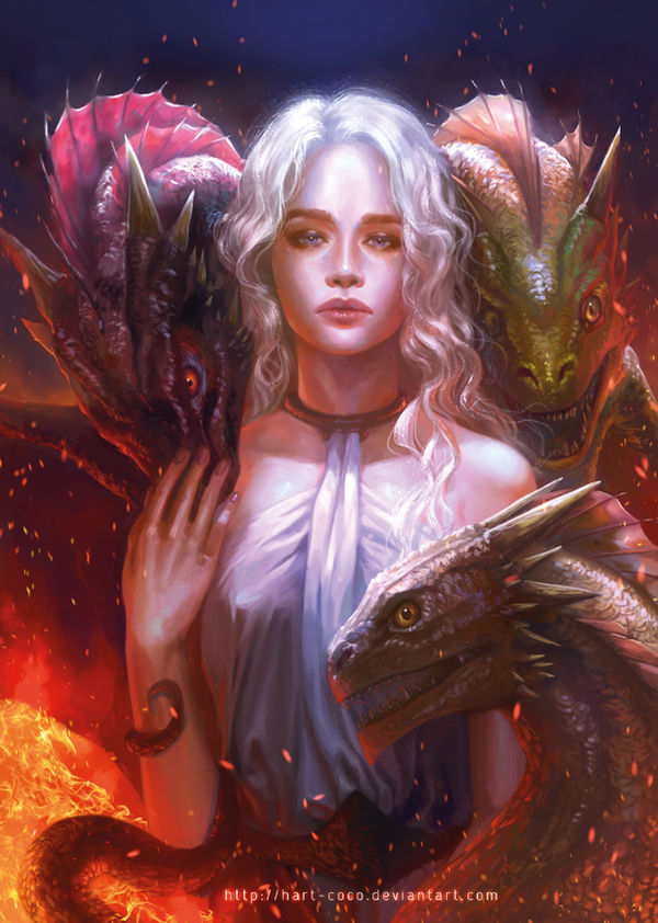 Game of Thrones: Daenerys by silviacaballero