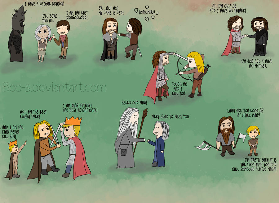 Game of Thrones/Merlin/Lord of the Ring