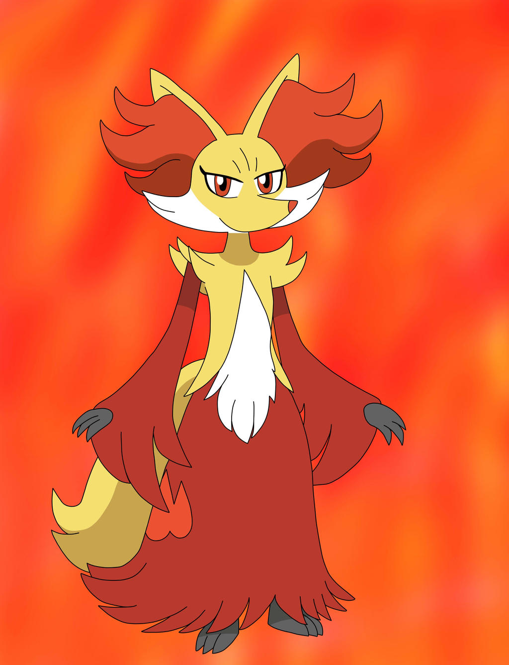 Delphox Sticker Delphox by Arod69 on DeviantArt