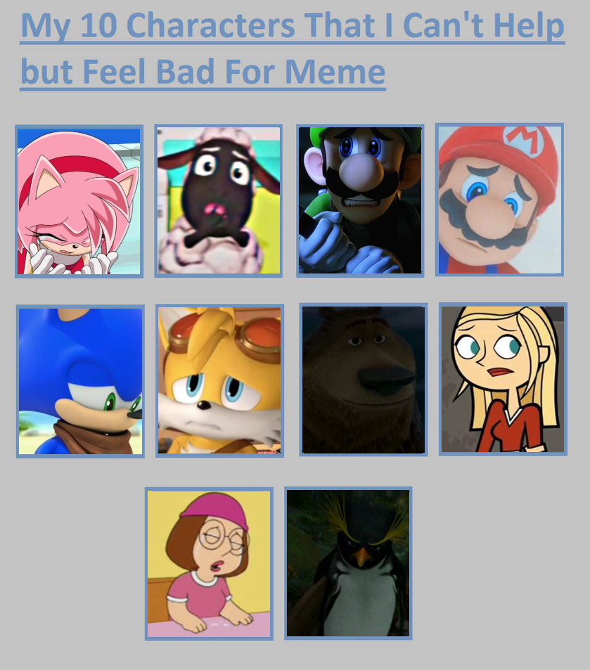 Deviantart Bad Characters Top !0 Characters That I Feel Bad For by Markendria2007 on DeviantArt