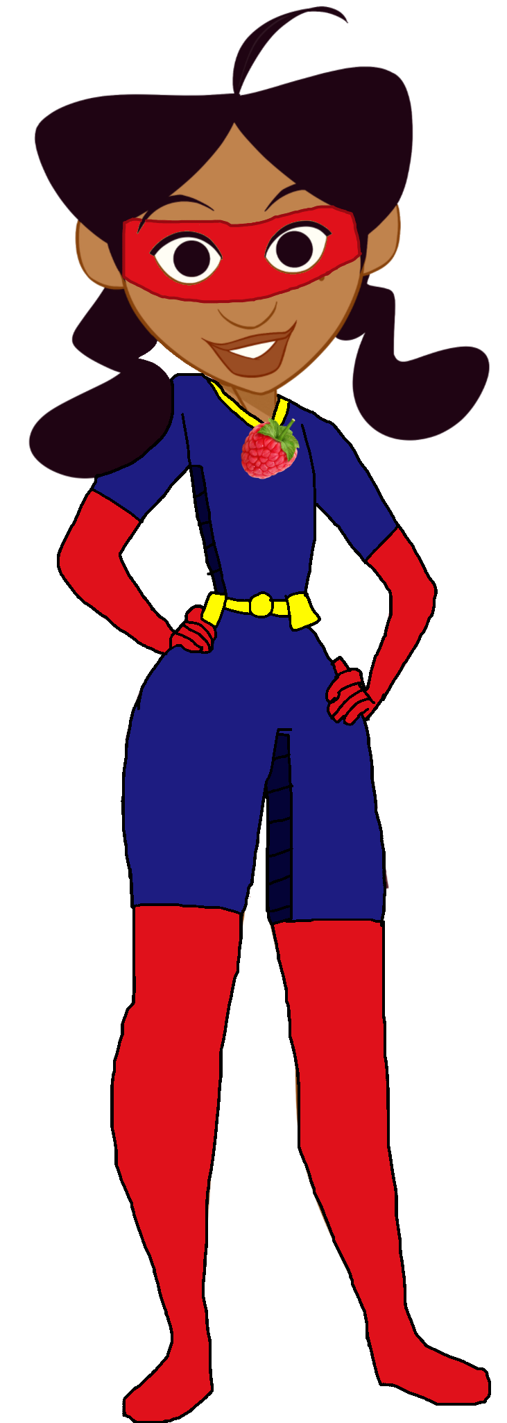 Raspberry Superhero Penny Proud as Raspberry Hero by Markendria2007 on DeviantArt