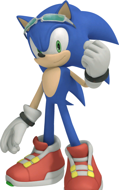 Sonic Free Riders Portraits Sonic-10 by Markendria2007 on DeviantArt